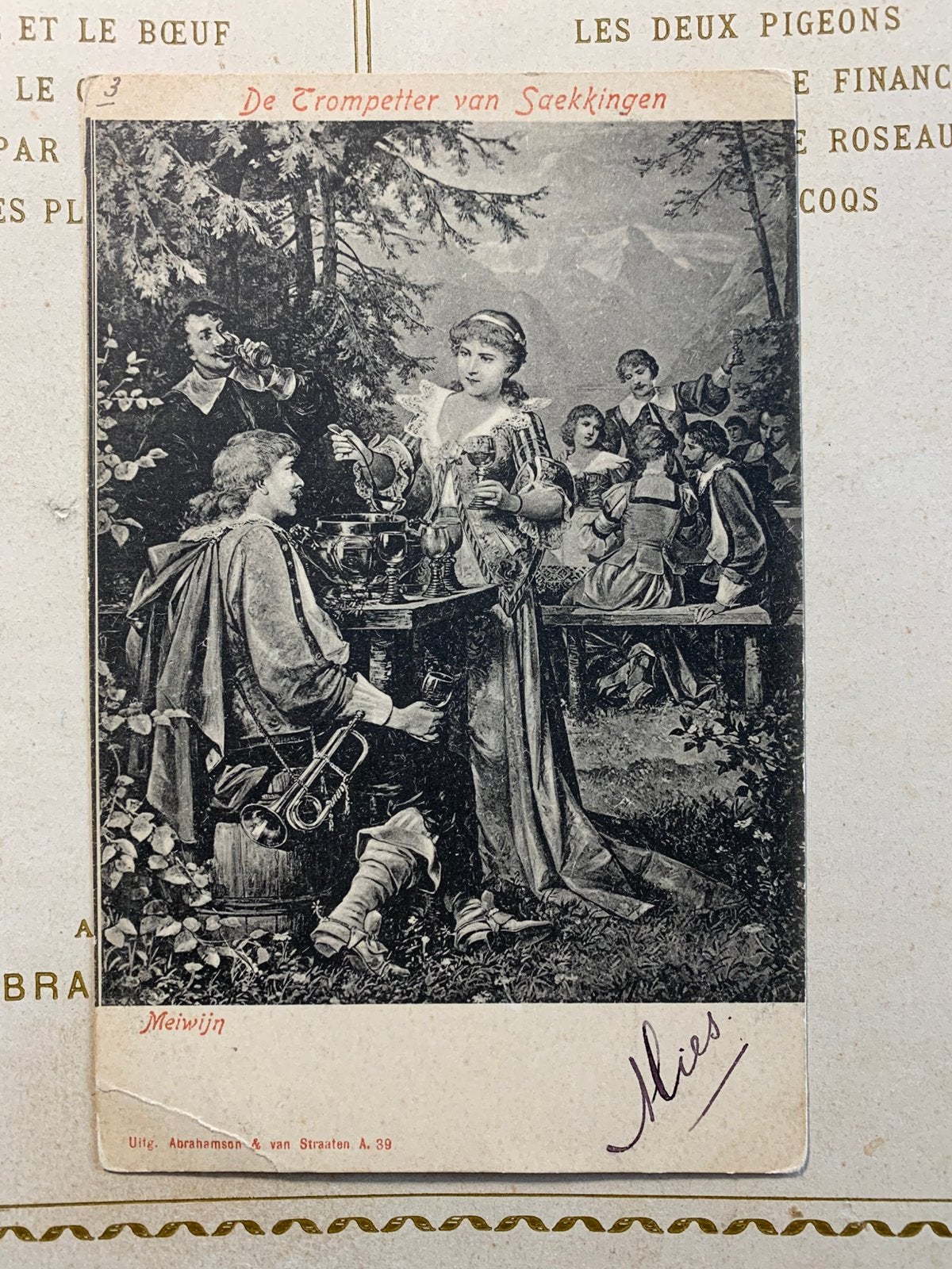 De Trompetter van Saekkingen - Meiwijn (MC), Ophalen of Verzenden, Voor 1920, Gelopen, Overige thema's