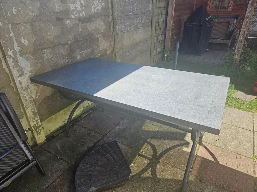 Natuurstenen Buitentafel - 170x90x76 cm, Tuin en Terras, Tuintafels, Ophalen