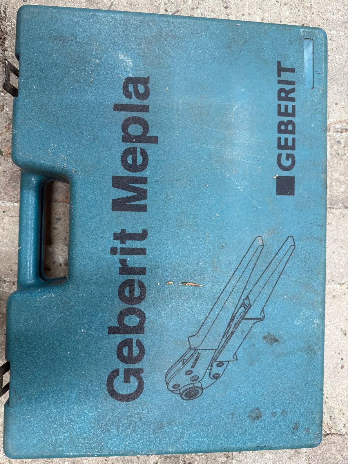 Geberit Mepla CV Leidingen Krimptang Set, Ophalen of Verzenden, Gebruikt, Tang, Overige merken