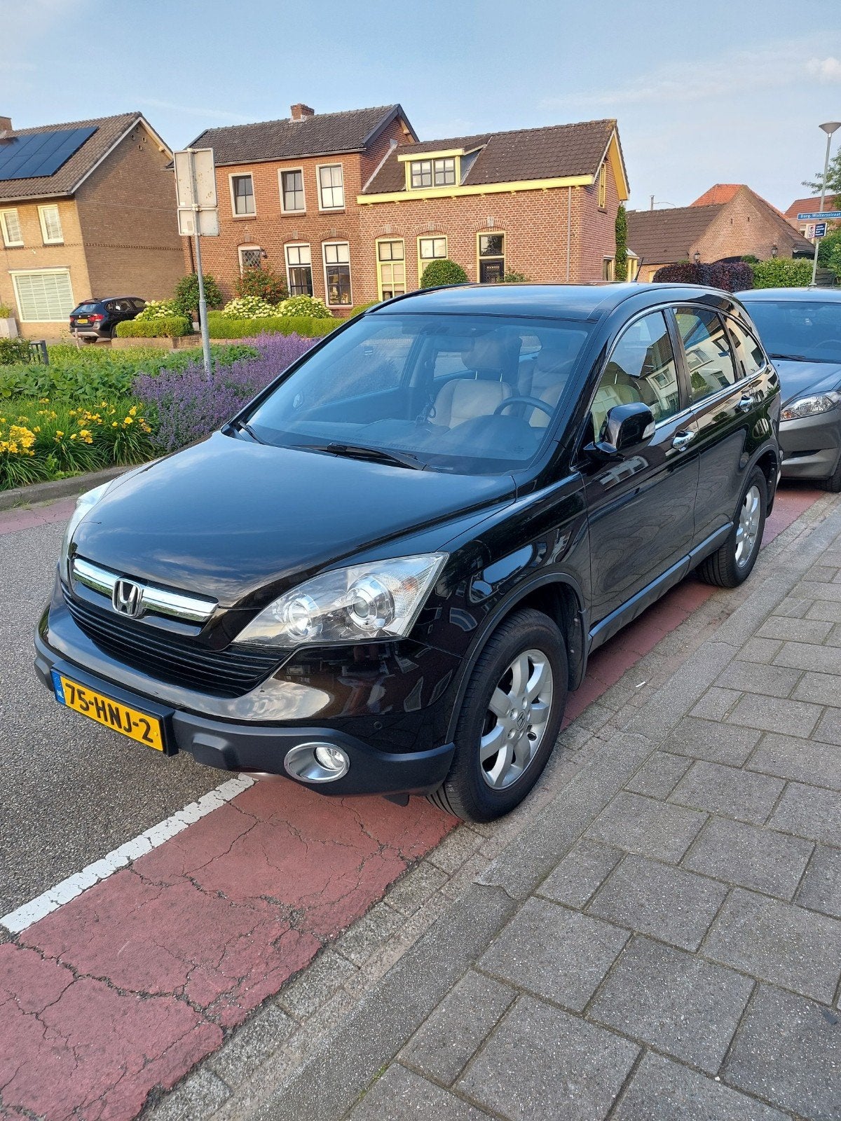 Honda CR-V 2.0, in technisch zeer goede staat met nieuwe APK, Auto's, Beige, 4 cilinders, Bruin, Handgeschakeld