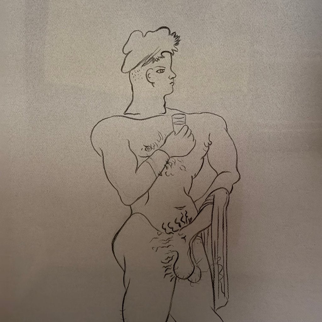 Potlood tekening / Jean Cocteau, Ophalen of Verzenden, Tekening, Potloodtekening, Handgemaakt