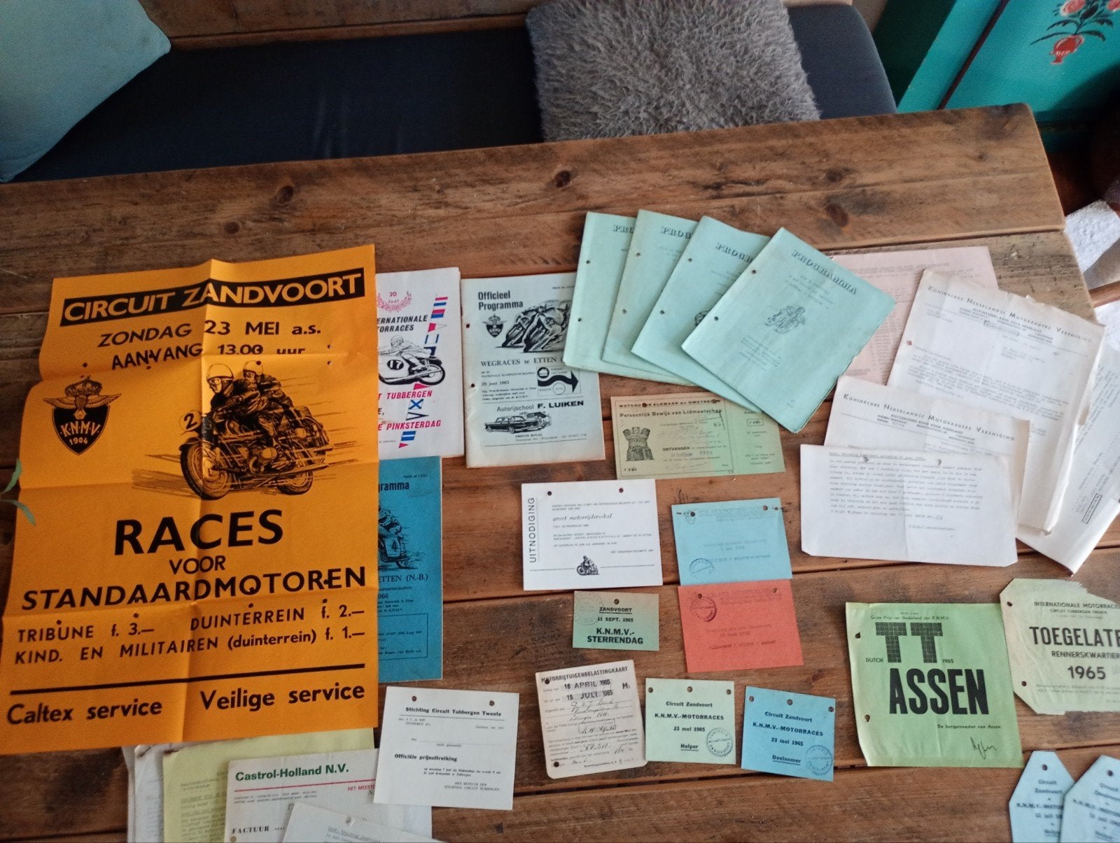 Jaren 50 / 60 Circuit Zandvoort TT Assen, Ophalen of Verzenden