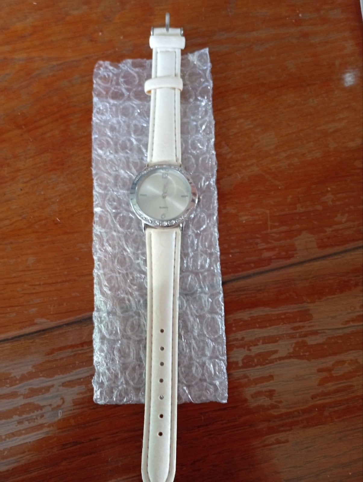 Mooi quartz harloge, Overige merken, Leer, Staal, Polshorloge