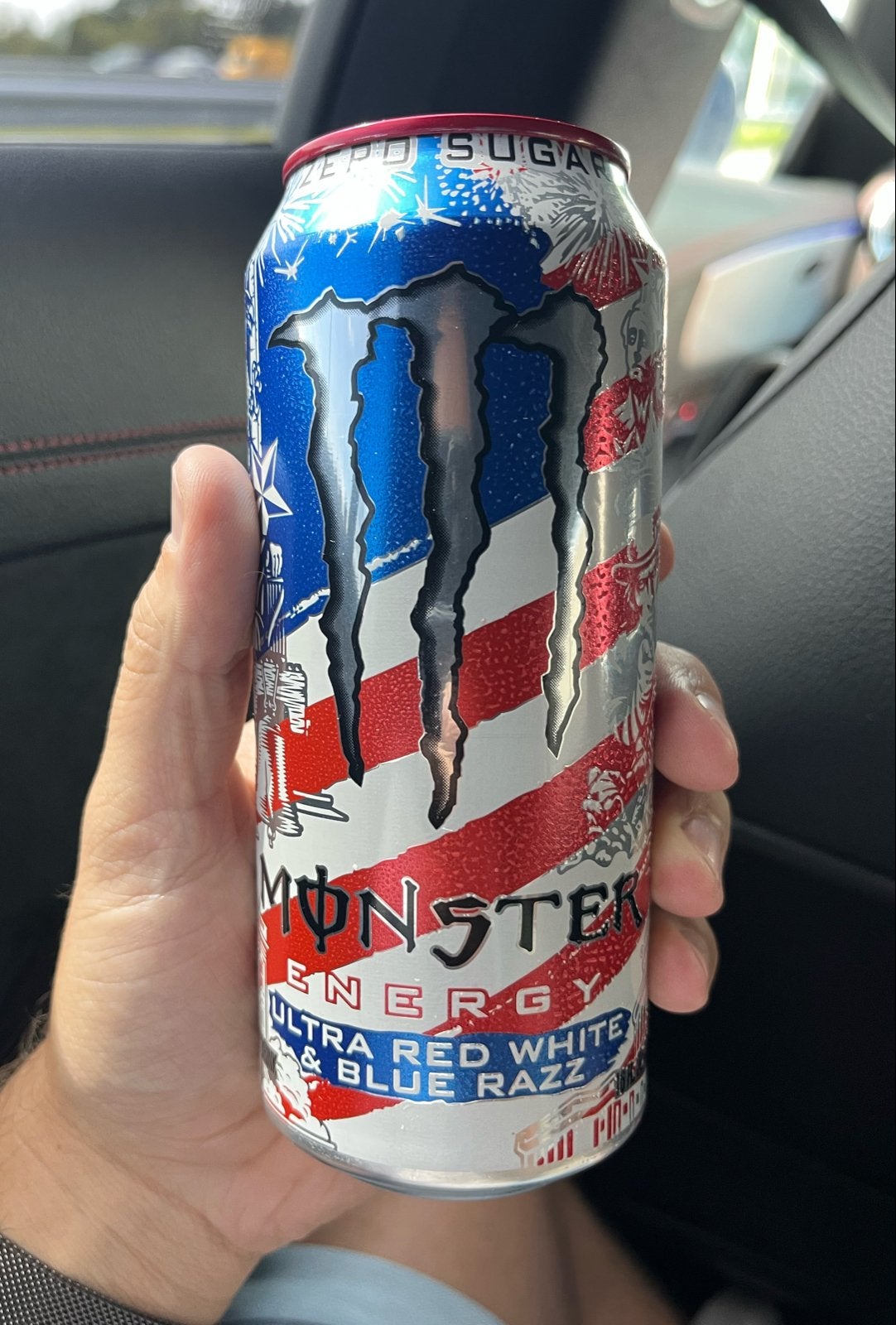 Monster Energy Strawberry Lemonade & Ultra Red, White & Blue, Verzamelen, Ophalen of Verzenden, Gebruikt