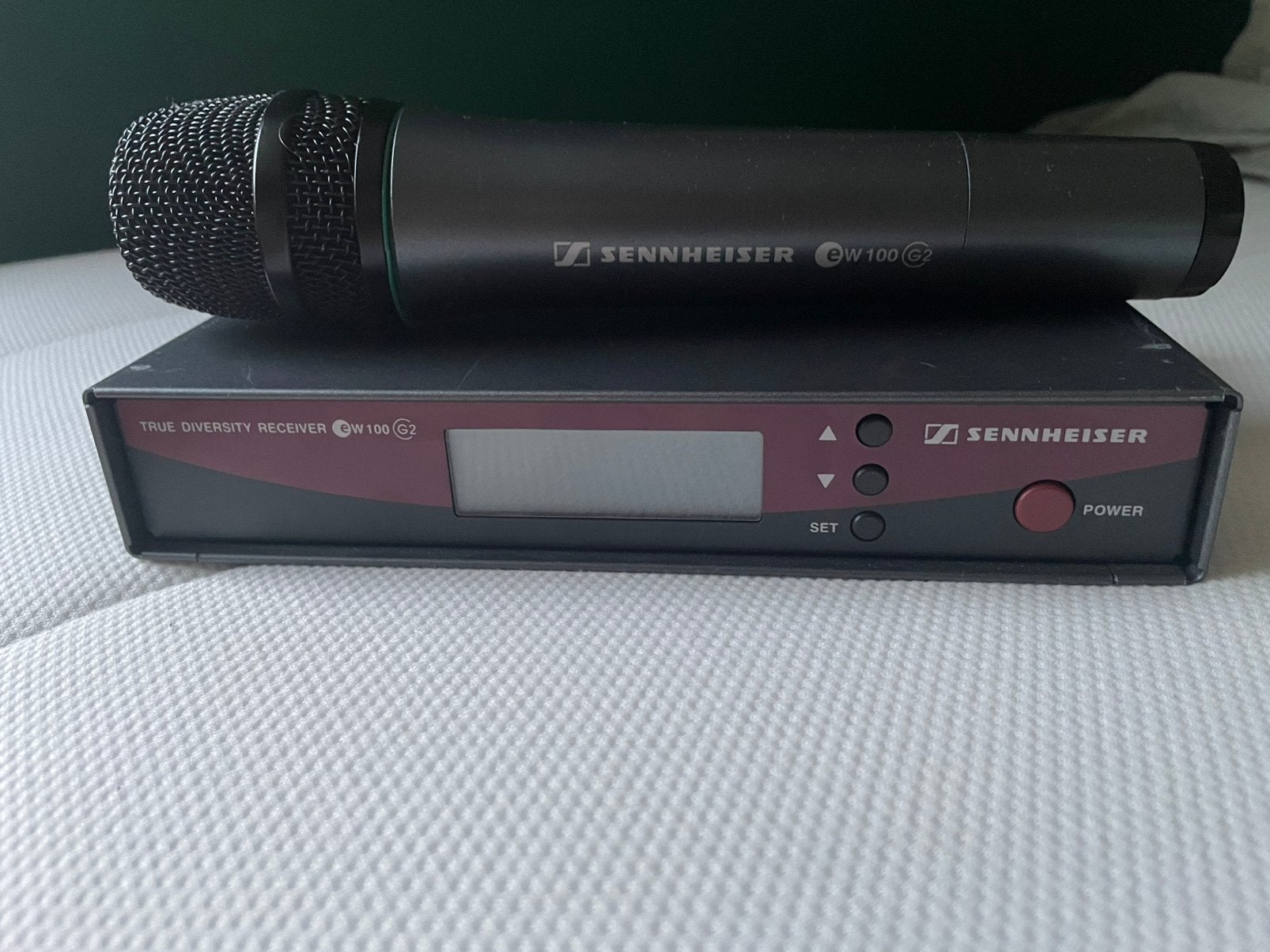 Sennheiser EW 100 G2 draadloze microfoonset, Ophalen of Verzenden, Zo goed als nieuw, Zangmicrofoon