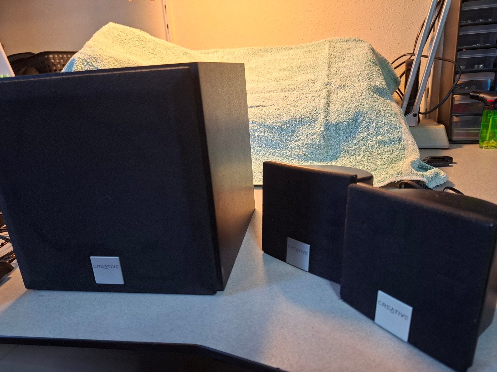 Creative 2.1 Luidsprekerset met Subwoofer, Ophalen of Verzenden, Gebruikt, Audiokanaal 2.1, Creative