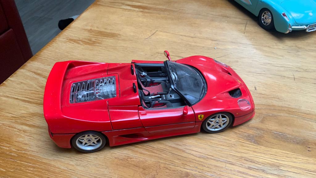 Burago 1:18 Ferrari F50 1995, Ophalen of Verzenden, Zo goed als nieuw, Bburago