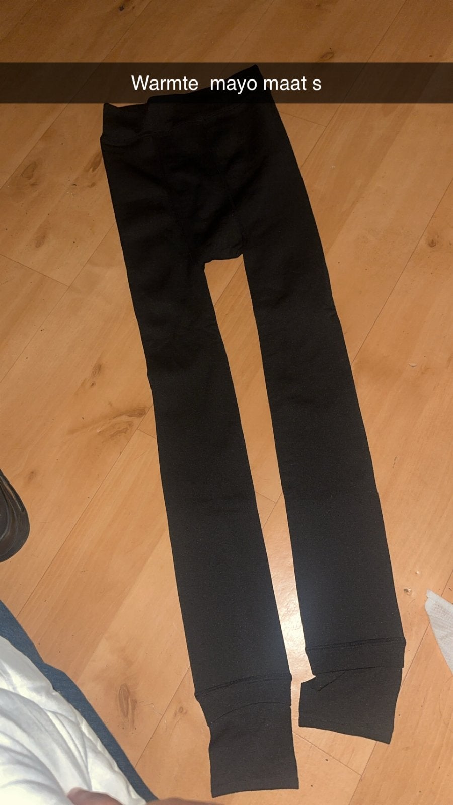 Zwarte Warmte Mayo Legging Maat S, Kleding | Dames, Ophalen, Zwart, Zo goed als nieuw, Maat 36 (S)