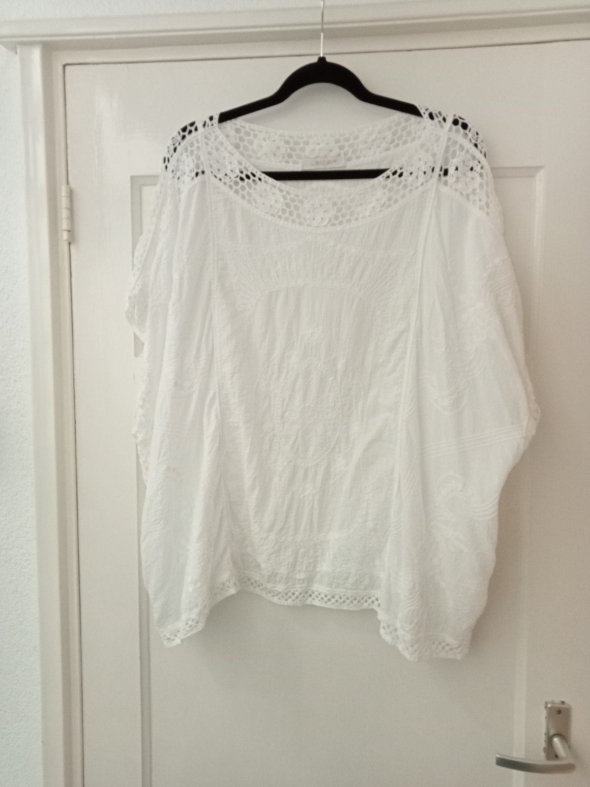 Mooie witte ibiza style shirt, Wit, Maat 42/44 (L), Nieuw, Ophalen of Verzenden