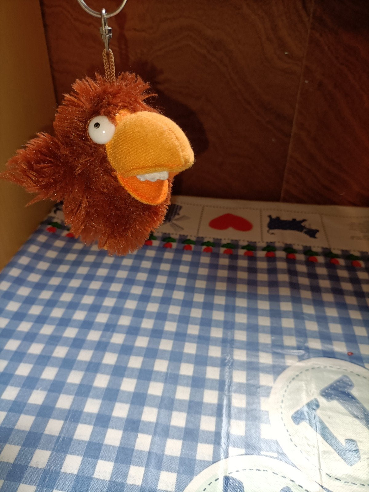 Croky sleutelhanger knuffeltje bruin, Kinderen en Baby's, Speelgoed | Knuffels en Pluche, Zo goed als nieuw, Overige typen, Ophalen of Verzenden