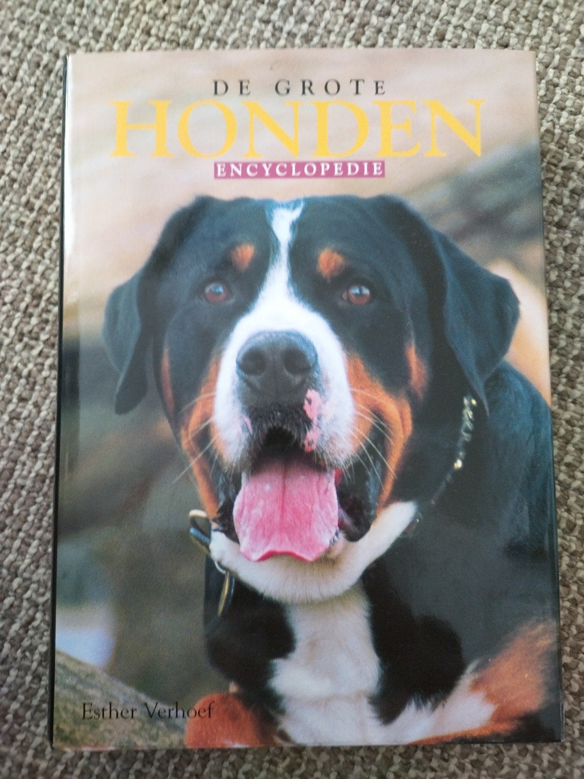 De Grote Honden Encyclopedie - Esther Verhoef, Boeken, Ophalen of Verzenden, Zo goed als nieuw, Honden, Esther Verhoef