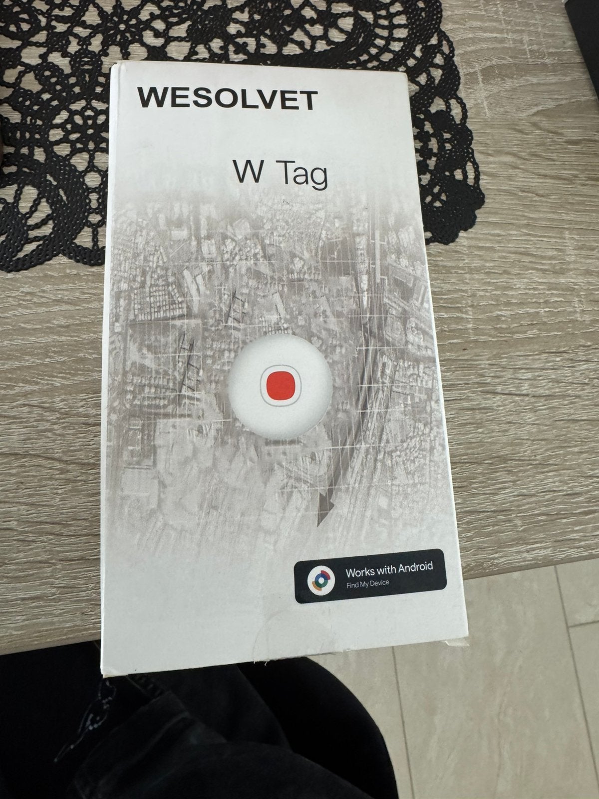 WESOLVET W Tag Bluetooth Tracker – Werkt met Google Find, Ophalen of Verzenden, Nieuw