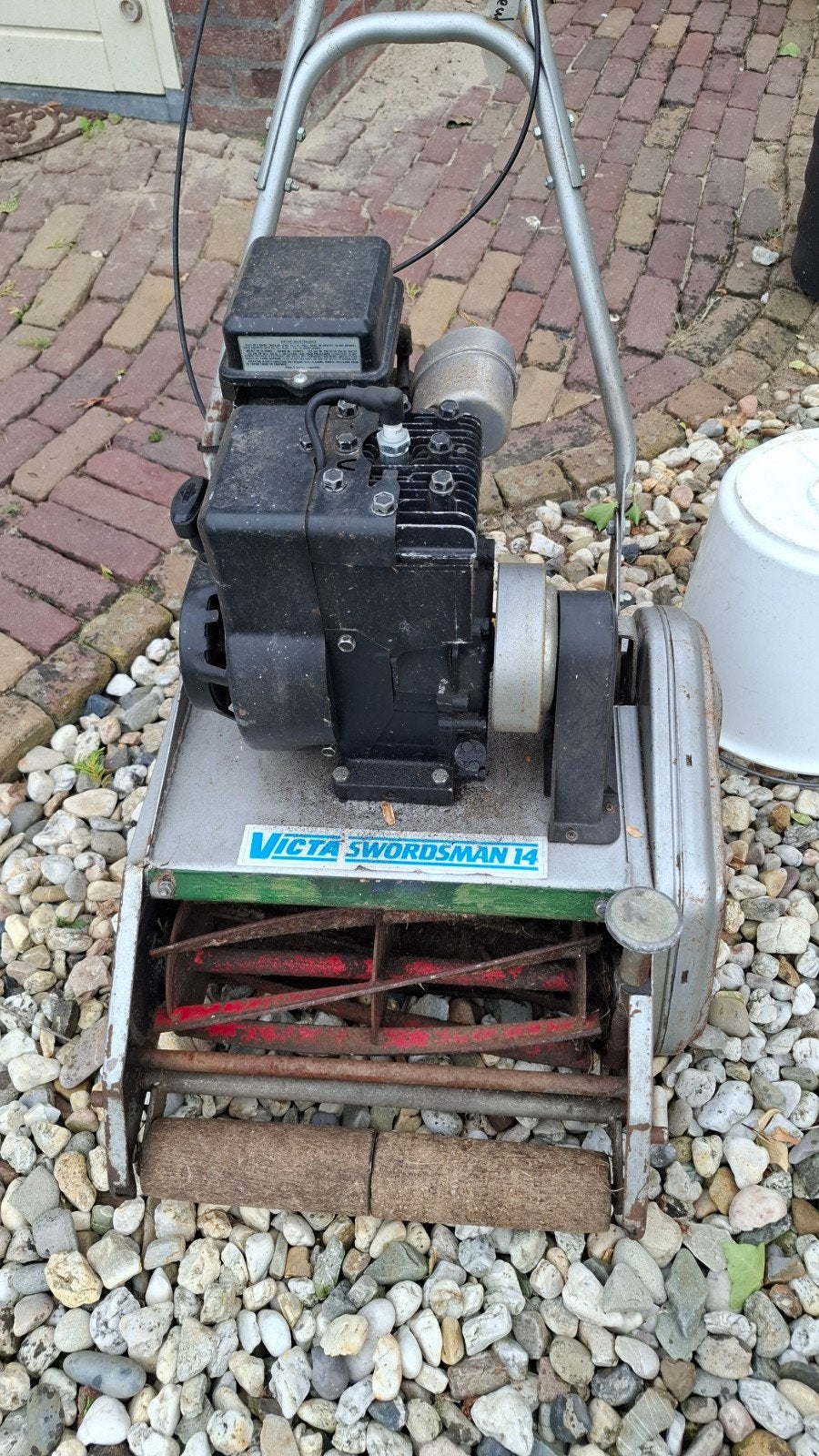 Victa Swordsman 14 Benzine Kooimesmaaier, Tuin en Terras, Ophalen, Gebruikt, Victa, Benzine-grasmaaier