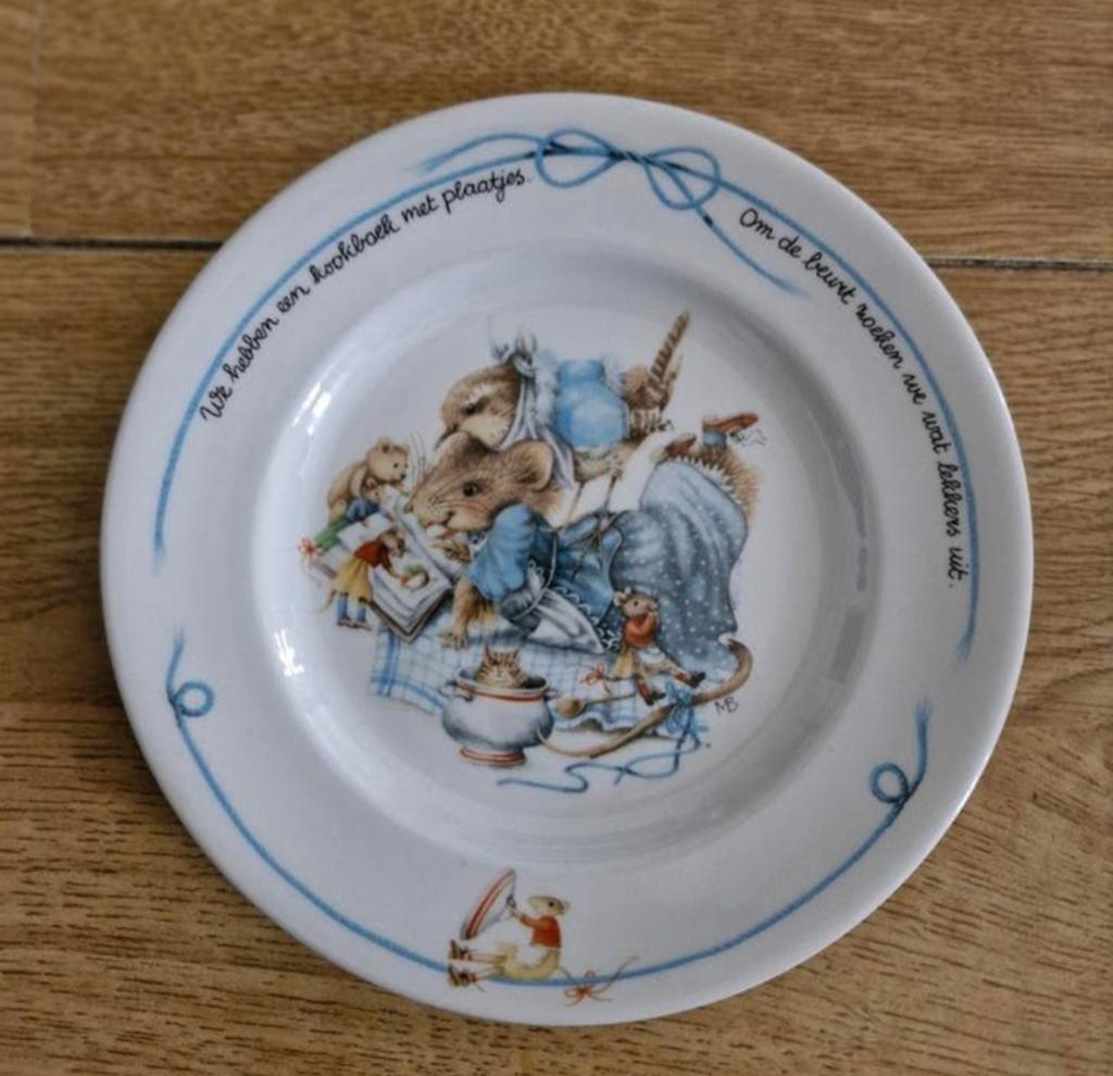 Ontbijtbord Marjolein Bastin Vera de Muis, Ophalen of Verzenden, Zo goed als nieuw, Overige stijlen, Bord(en)