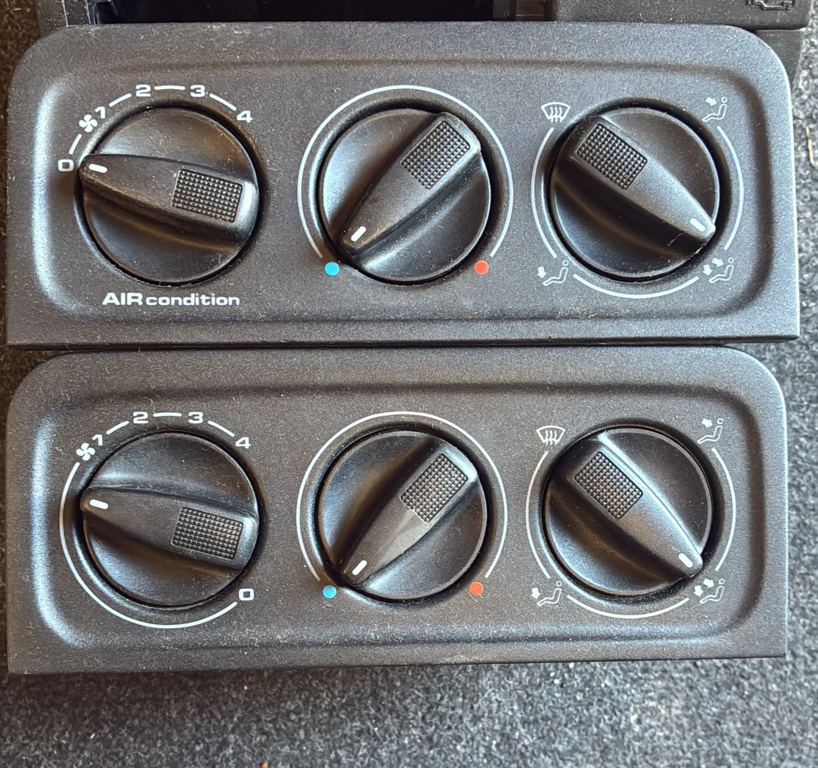 Kachel bediening voor de vw golf cabrio MK3 / MK 3.5, Auto-onderdelen, Ophalen of Verzenden, Gebruikt, Volkswagen