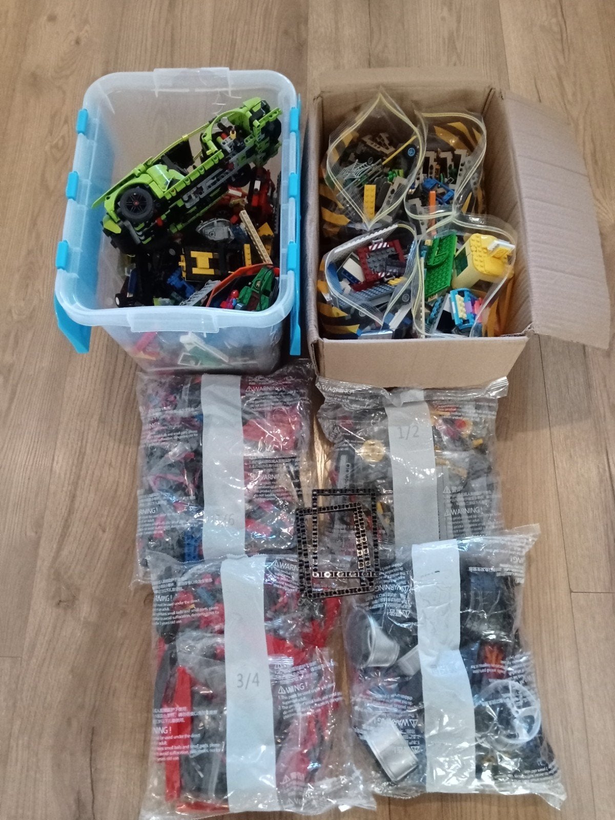 partij lego heel veel, Ophalen, Gebruikt