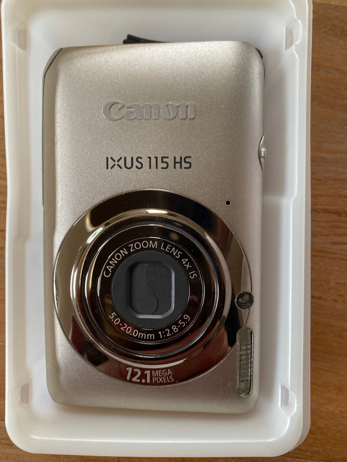 Canon IXUS 115 HS Compactcamera - Zilver, Canon, Beeldstabilisatie, Ophalen of Verzenden, Zo goed als nieuw