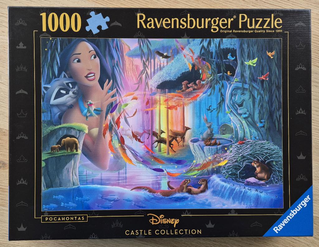 Disney Castle collection Pocahontas - Ravensburger 1000, Ophalen, 500 t/m 1500 stukjes, Zo goed als nieuw, Legpuzzel