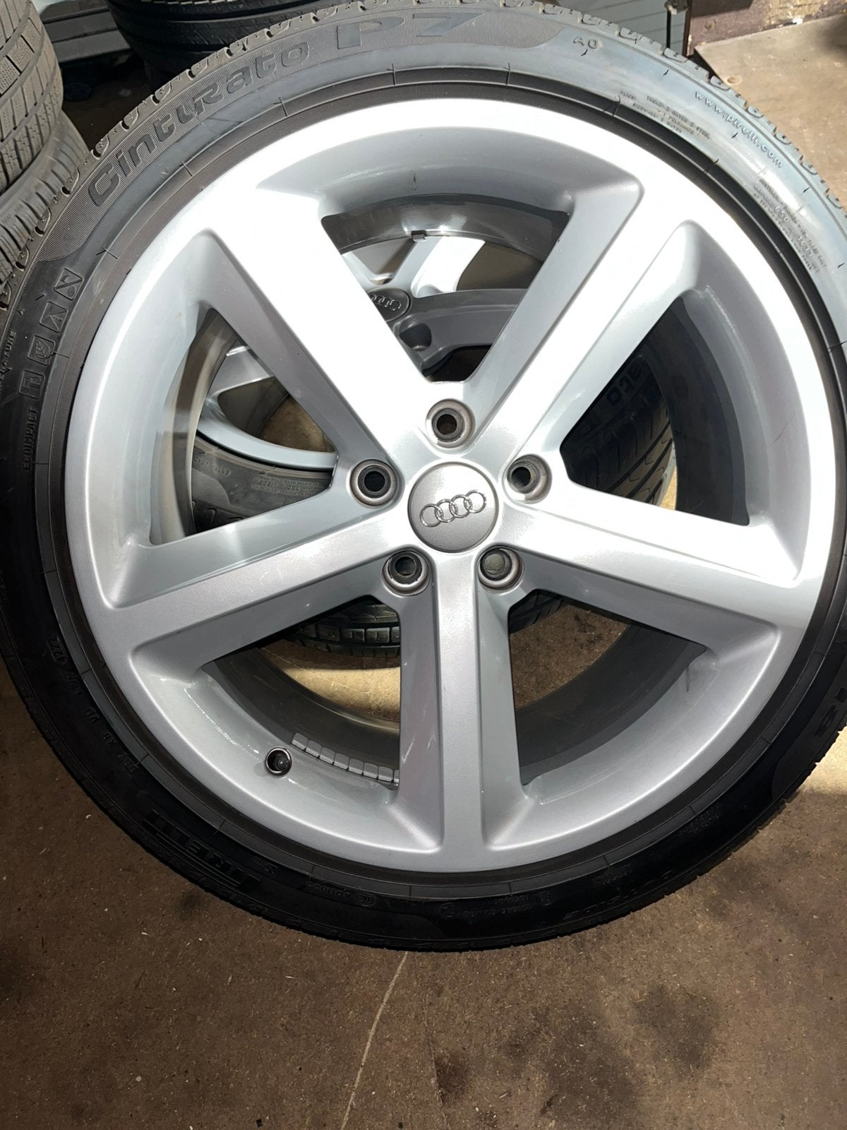 Nette audi 18” velgen NET GEPOEDERCOAT, Ophalen, 18 inch, 245 mm, Velg(en)
