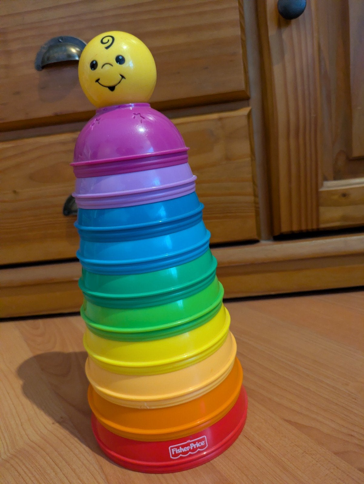 Fisher Price Stapel en Rol bekertjes, Ophalen of Verzenden, Gebruikt, Speelset