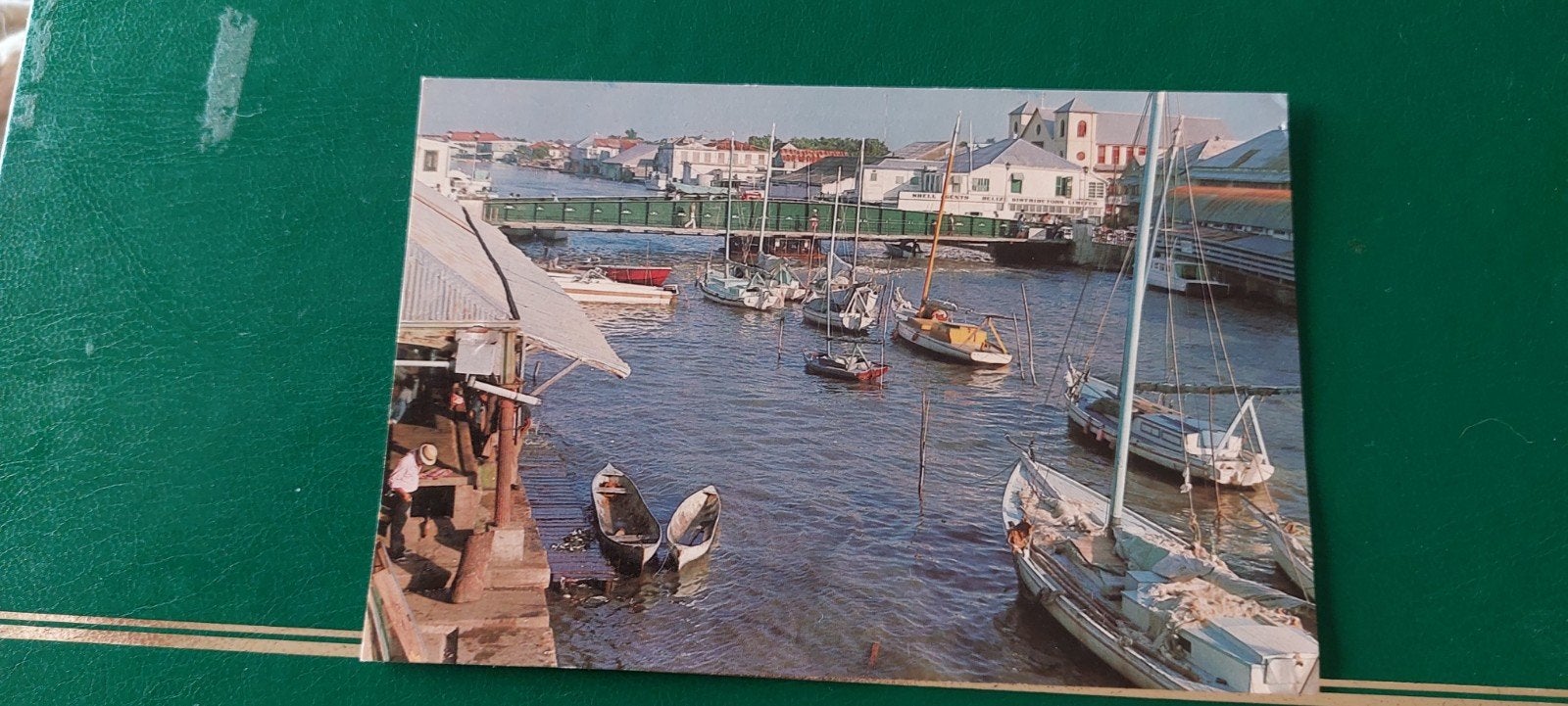 Belize, Verzamelen, Ansichtkaarten | Buitenland, Ophalen of Verzenden, 1960 tot 1980, Gelopen, Buiten Europa