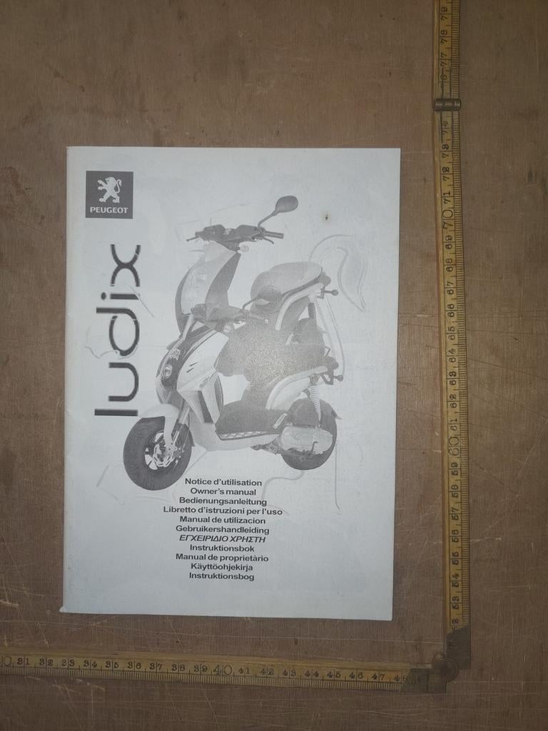 Handleiding Peugeot Ludix, Ophalen of Verzenden, Gebruikt