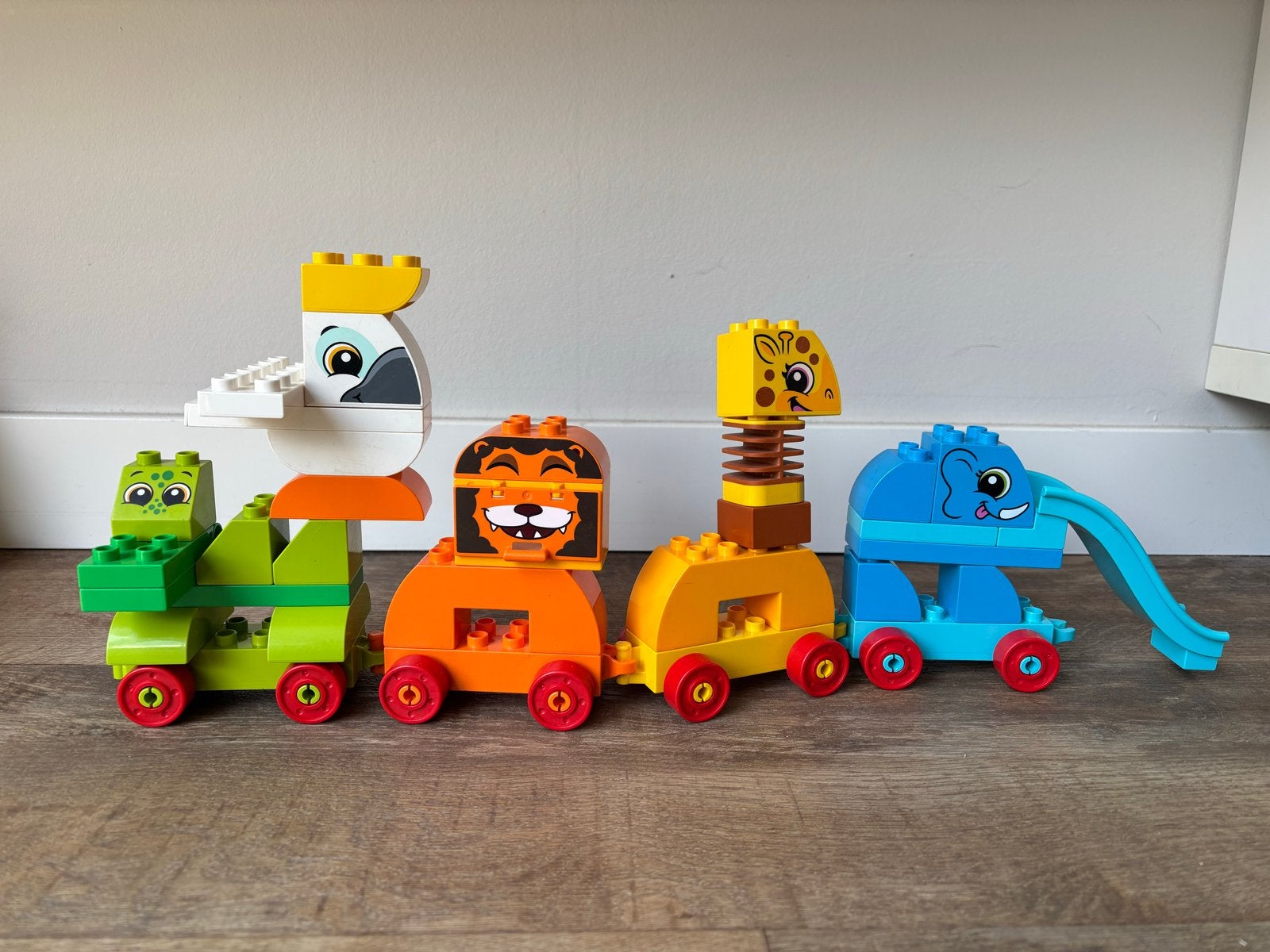 LEGO DUPLO Dieren Trein - Educatief Speelgoed, Kinderen en Baby's, Speelgoed | Bouwstenen, Ophalen, Zo goed als nieuw, Overige merken