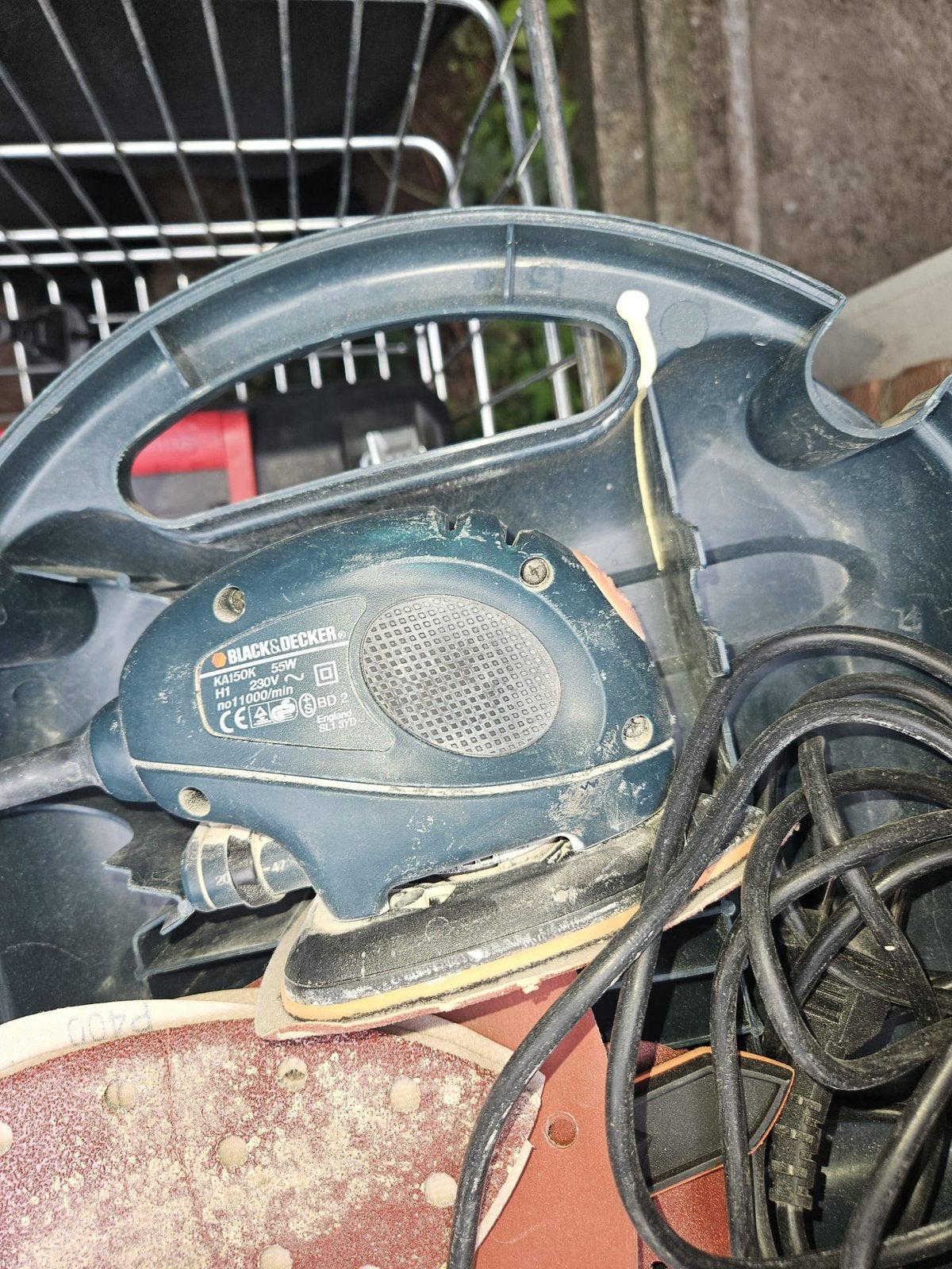 Black&decker - mouse schuurmachind, Ophalen, Gebruikt