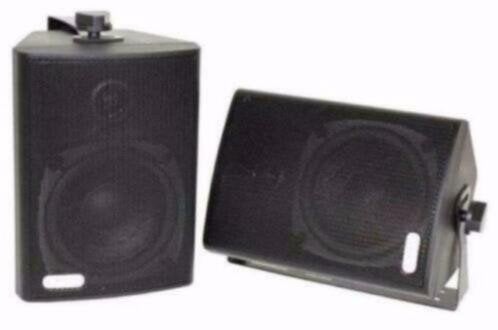 Surround Speakers 2 x 45 Watt met beugels Zwart