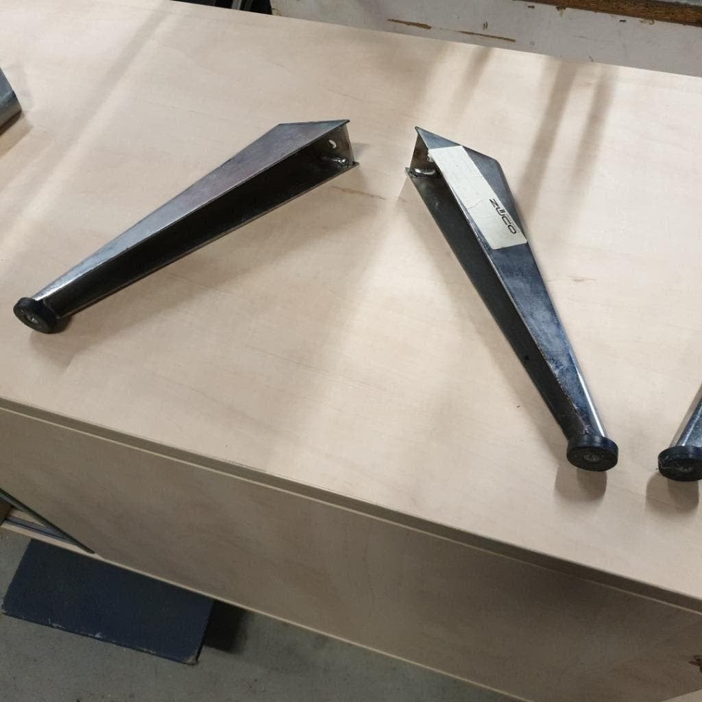 Zuca poten voor Fauteuil of Tafel set van 8 poten, Ophalen, Gebruikt, 75 tot 100 cm, X