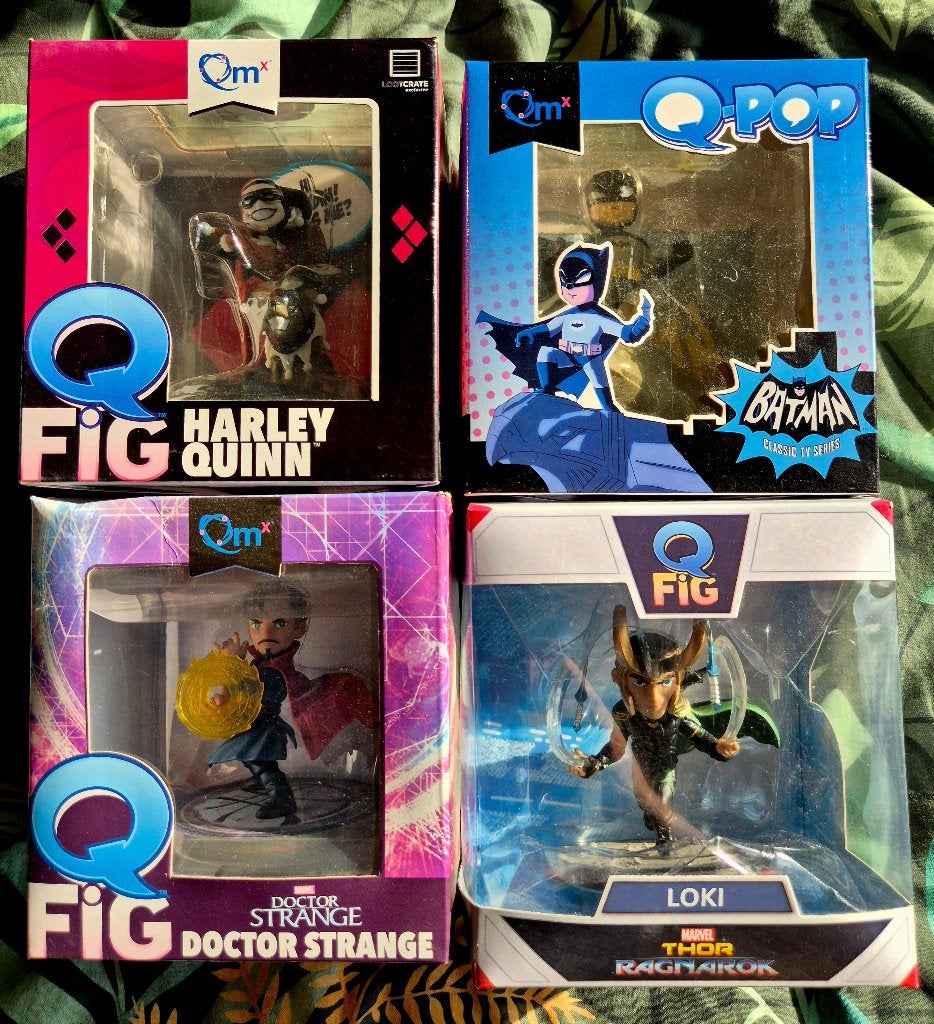 Q-Figs | 4 stuks, Verzamelen, Ophalen of Verzenden, Zo goed als nieuw