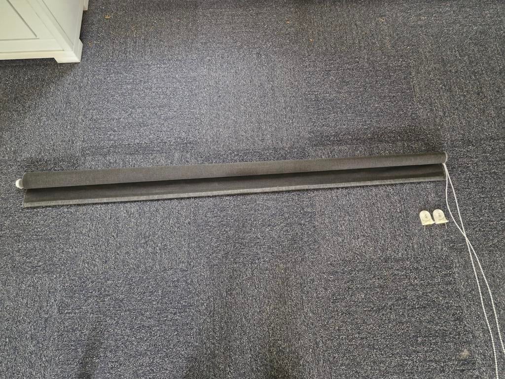 Donkergrijs rolgordijn - 180 cm breed, 250 hoog, Gebruikt, Modern, functioneel, 200 cm of meer, 150 tot 200 cm