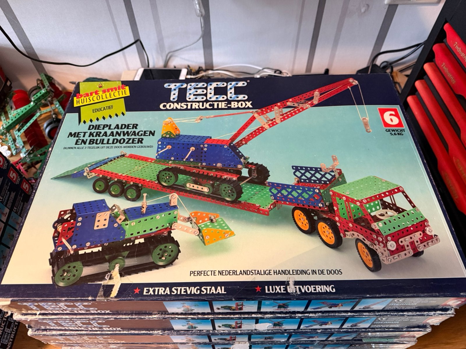 TECC TeccTecc meccano 4 X nr 6 en 1 X nr 7, Ophalen, Zo goed als nieuw, Groter dan 1:32