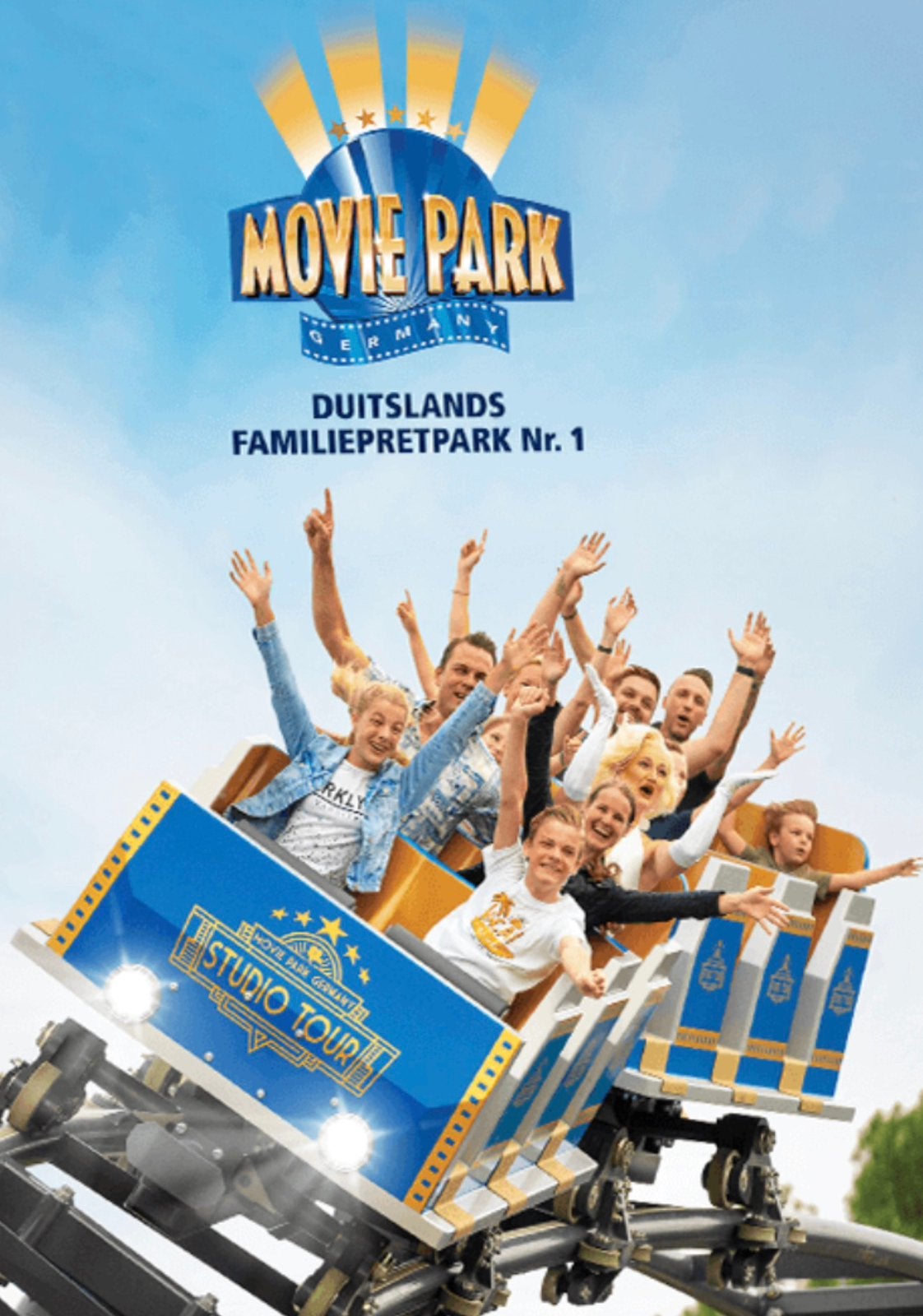 2 dagen entreekaart ticket  Moviepark Germany tot 5 jan 2027, Eén persoon, Ticket of Toegangskaart