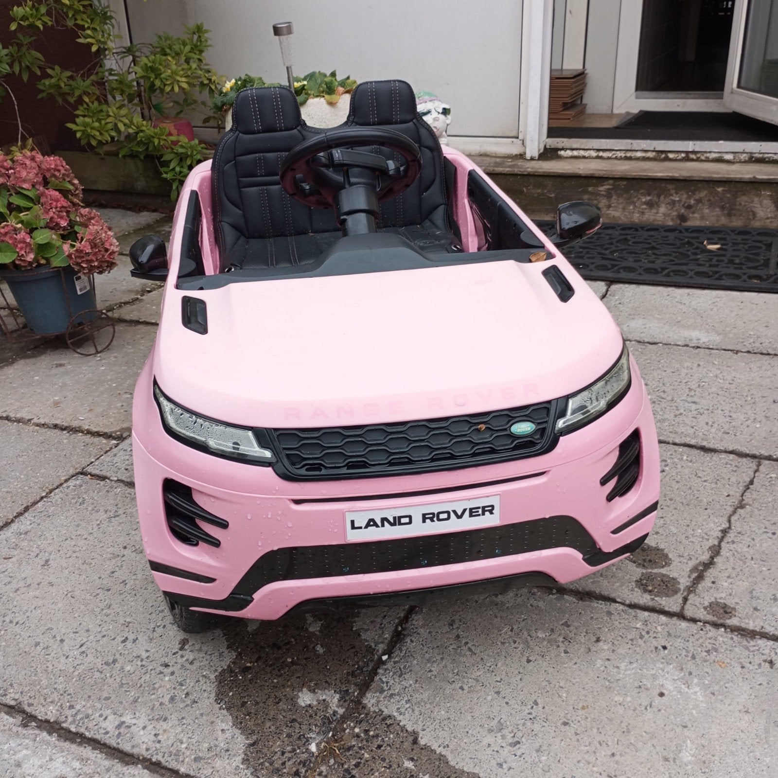 Roze Land Rover Range Rover elektrische kinderauto, Ophalen, Zo goed als nieuw, Overige typen
