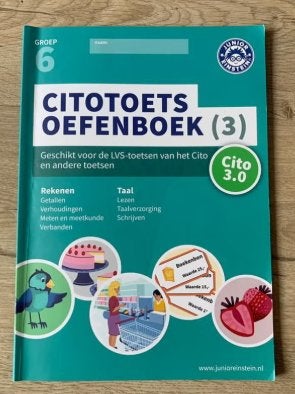 Citotoets oefenboek groep 6 (deel 3), Ophalen of Verzenden, Gelezen, Overige niveaus, Nederlands