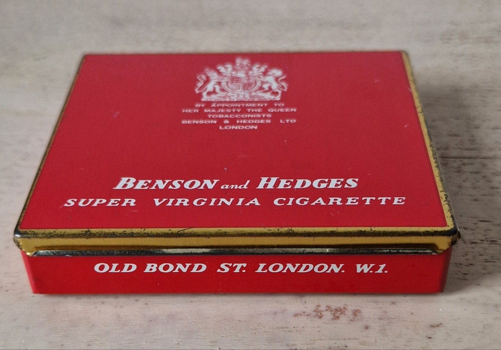 Blik Benson and Hedges, Verzamelen, Ophalen of Verzenden, Gebruikt, Overige