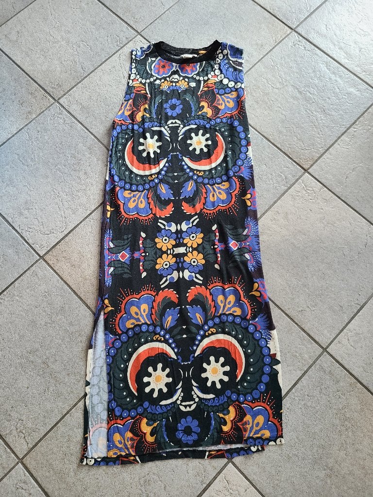 Meerkleurige jurk, H&M, maat 36, H&M, Meerkleurig, Ophalen of Verzenden, Zo goed als nieuw