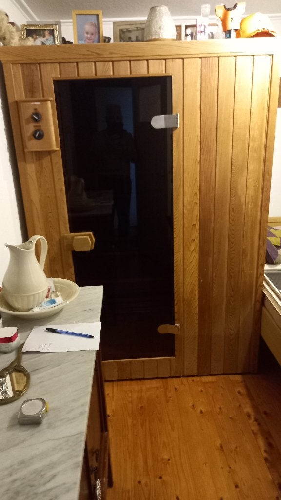 GOED ONDERHOUDEN INFAROOD SAUNA, Ophalen, Gebruikt, Infrarood, Complete sauna