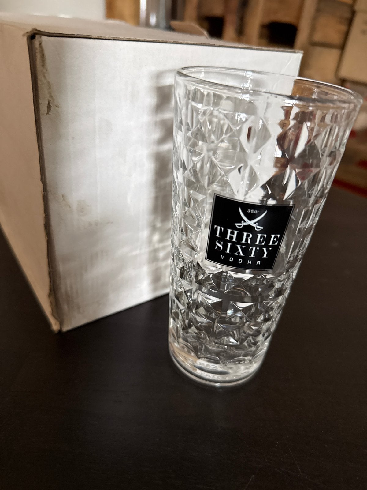 54x Three Sixty Vodka Glazen (Ongebruikt), Ophalen, Nieuw