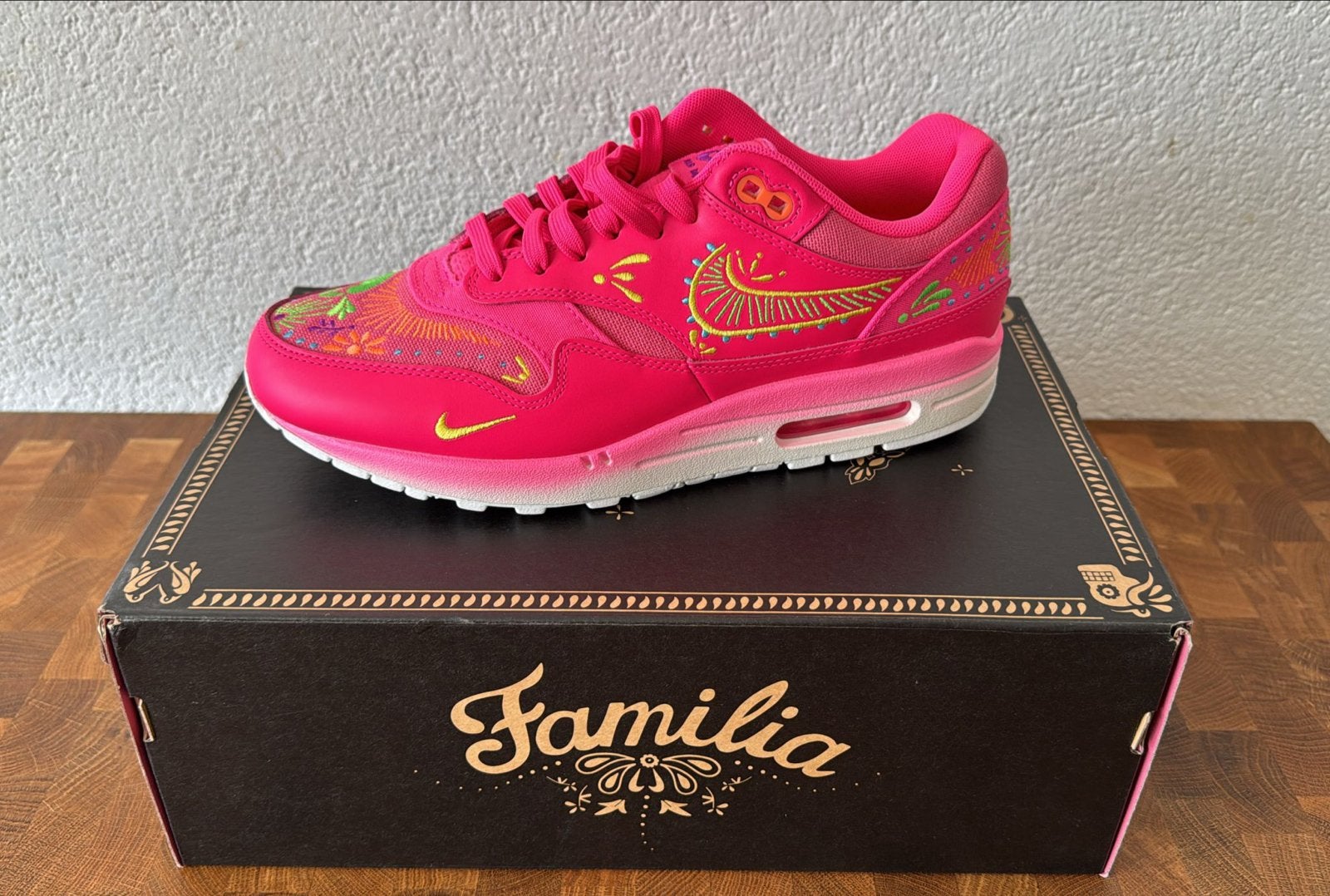 Nike Air Max 1 PRM FQ8172 645 Dia De Muertos Maat 42 DS, Ophalen of Verzenden, Nieuw, Overige kleuren, Sneakers of Gympen