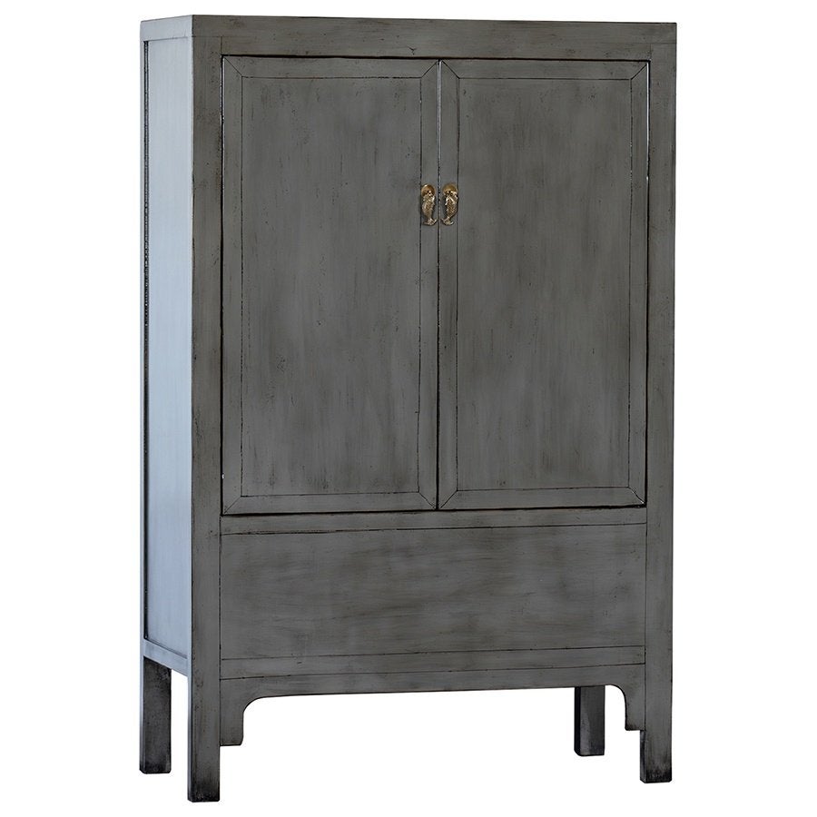 Chinese kasten - Chinese Kast Nu € 919,95 - Grijs, Met deur(en), Nieuw, 25 tot 50 cm, Overige houtsoorten