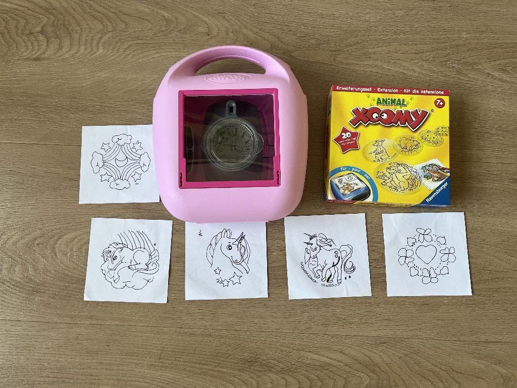 Xoomy tekenmachine tafel unicorn met uitbreidingsset dieren, Kinderen en Baby's, Speelgoed | Educatief en Creatief, Ophalen of Verzenden