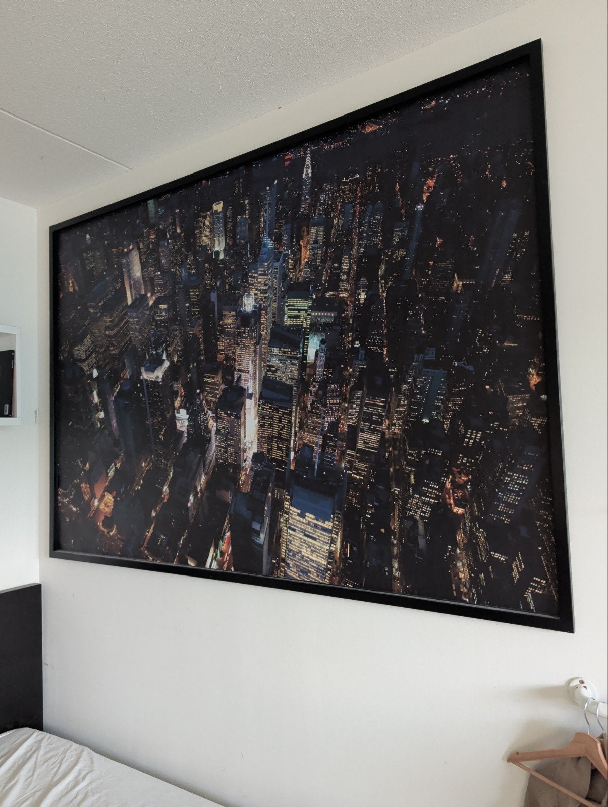 Ikea poster groot Manhattan, Ophalen, Zo goed als nieuw, 125 cm of meer, Foto of Poster
