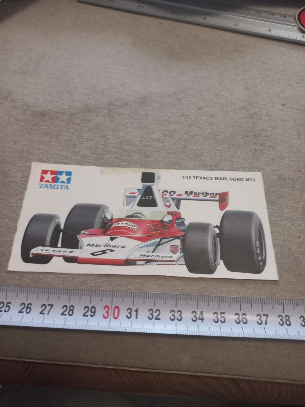 Tamiya texaco marlboro 1/12, Ophalen of Verzenden, Zo goed als nieuw