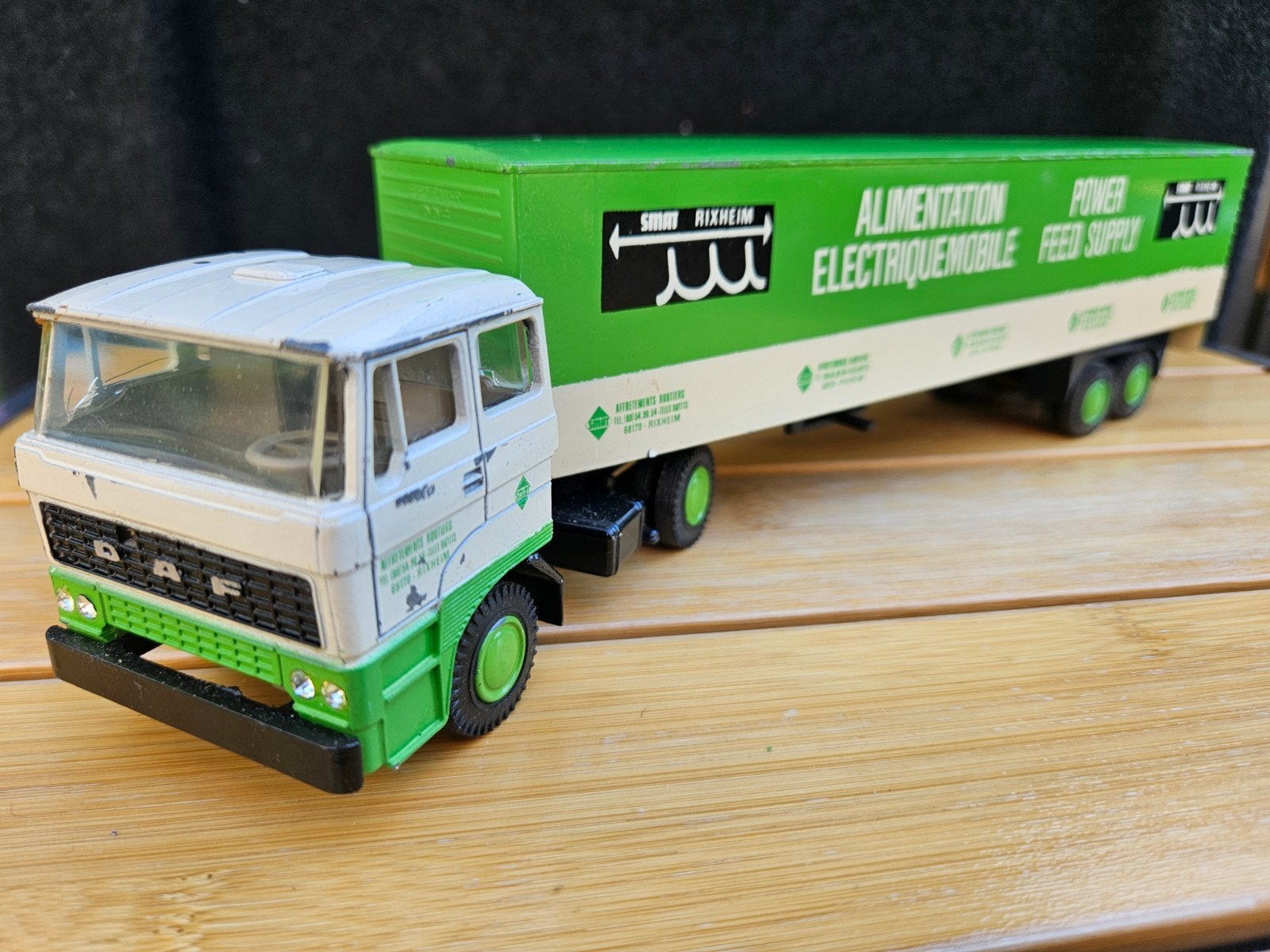 Lioncar Daf 2800 Affretements Routiers Rixheim, Hobby en Vrije tijd, Ophalen of Verzenden, Gebruikt, Bus of Vrachtwagen, Lion Toys