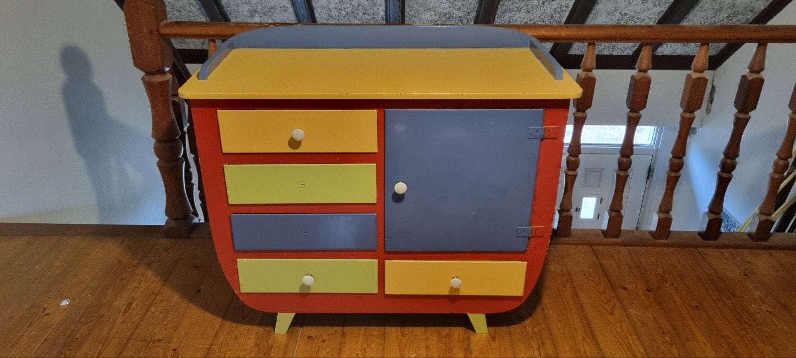 kleurrijke commode of badkamermeubel, gratis af te halen., Ophalen, Gebruikt, 50 tot 70 cm, 100 cm of meer