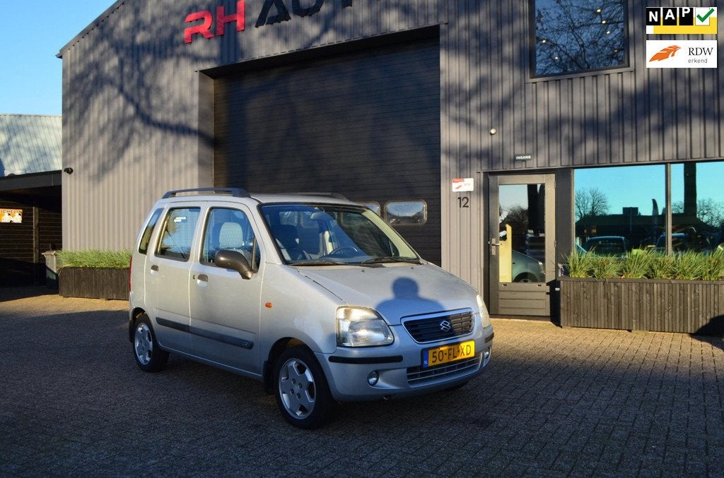Suzuki Wagon R+ 1.3 First Edition | Airco | Nieuwe APK, Voorwielaandrijving, Stof, Gebruikt, 4 cilinders