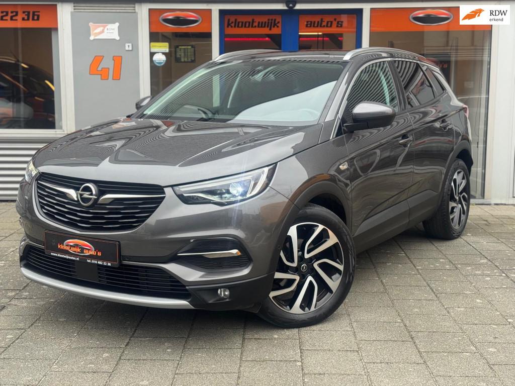 Opel Grandland X 1.2 Turbo Ultimate Automaat Leder 19” LM, Gebruikt, 1199 cc, Leder en Stof, 1253 kg