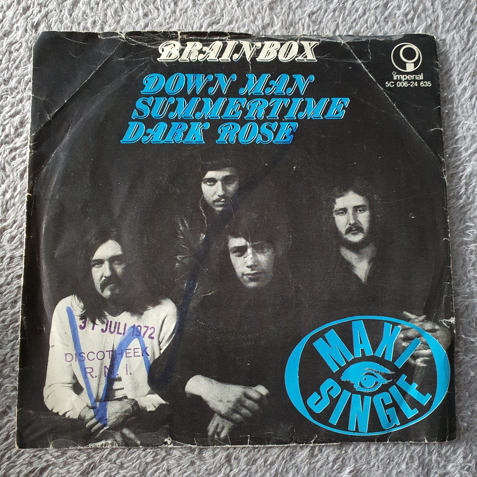 Brainbox - Down man / Summertime, Ophalen of Verzenden, Gebruikt, Pop
